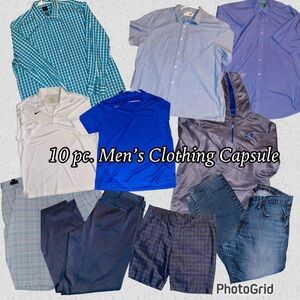 10 pc Men's Casual Clothing Capsule